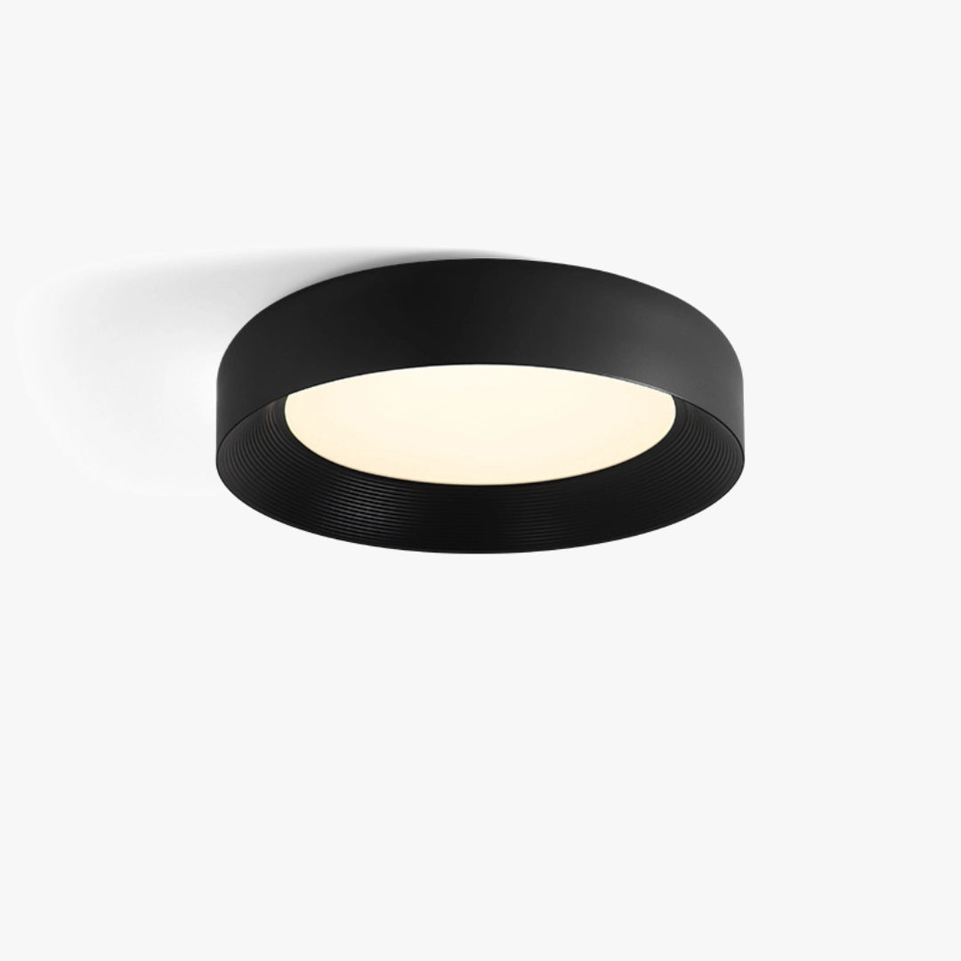 led flush mount ceiling light black