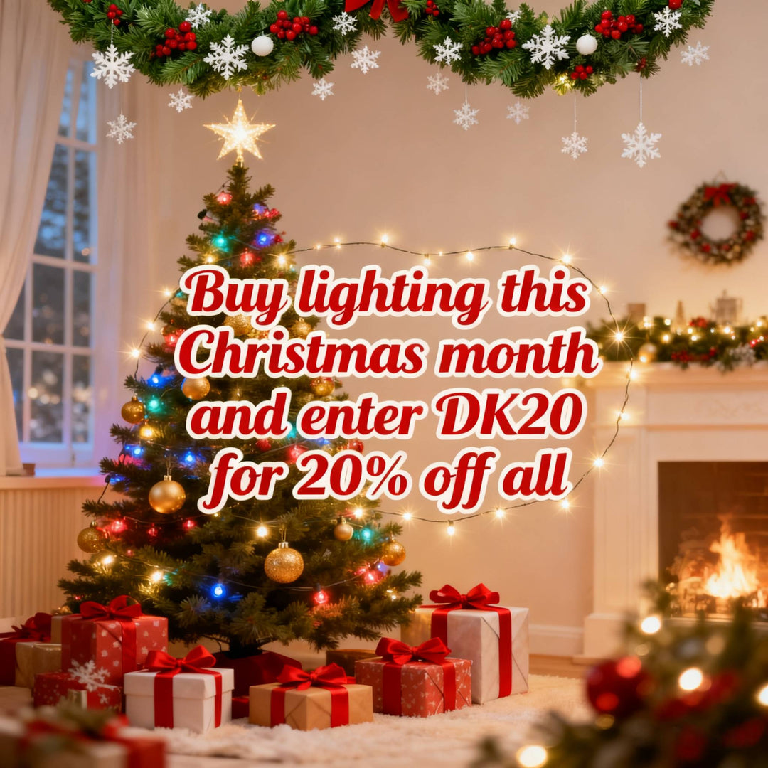 Christmas Renovation Season Begins! Choose a warm lamp and enjoy an exclusive 20% discount.