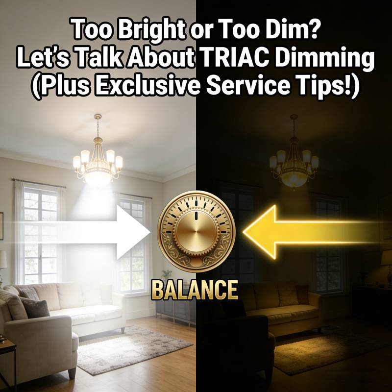 Too Bright or Too Dim? Let’s Talk About TRIAC Dimming (Plus Exclusive Service Tips!)