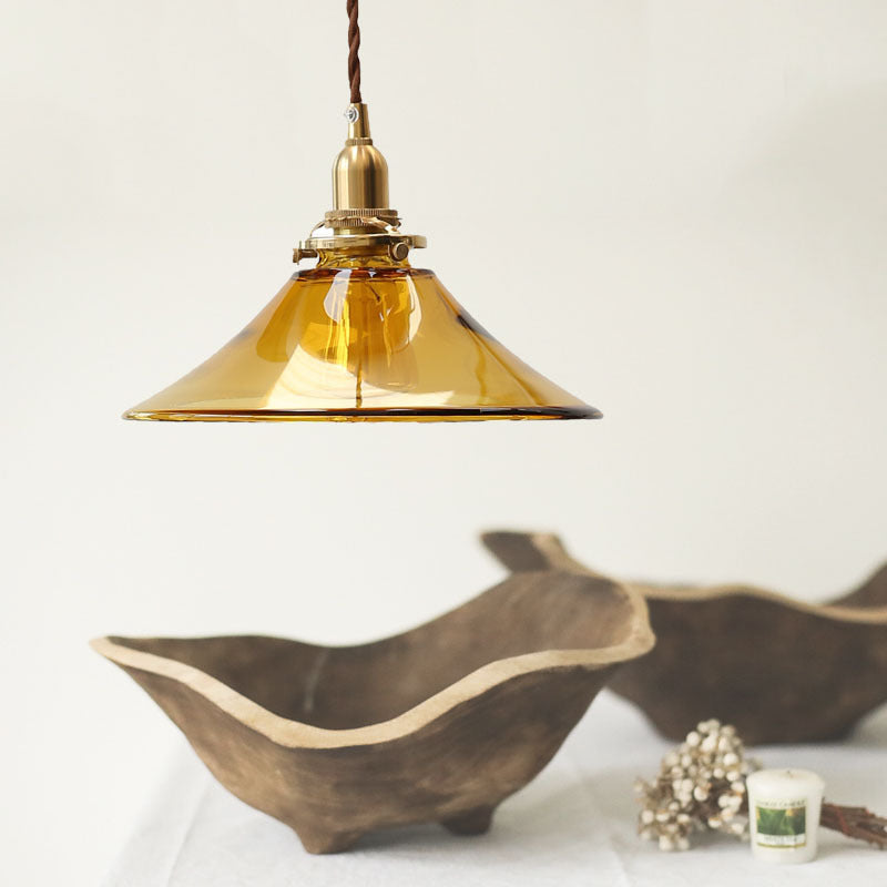Discovering the Beauty of Amber Glass Pendant Light