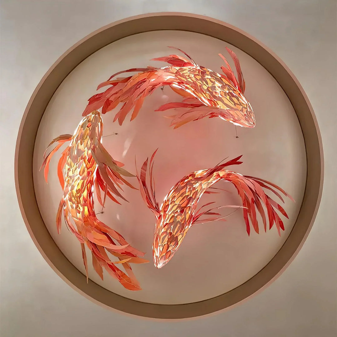 Exploring the Intersection of Art and Light: The Charm of the Art Fish Lantern Chandelier