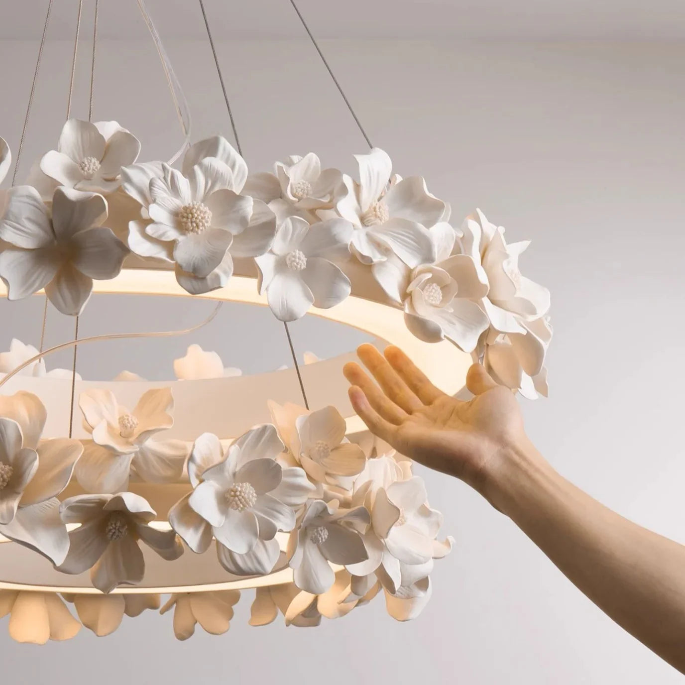 Aurora Blossom Ring Chandelier | Modern Ring Lighting Design Guide ...