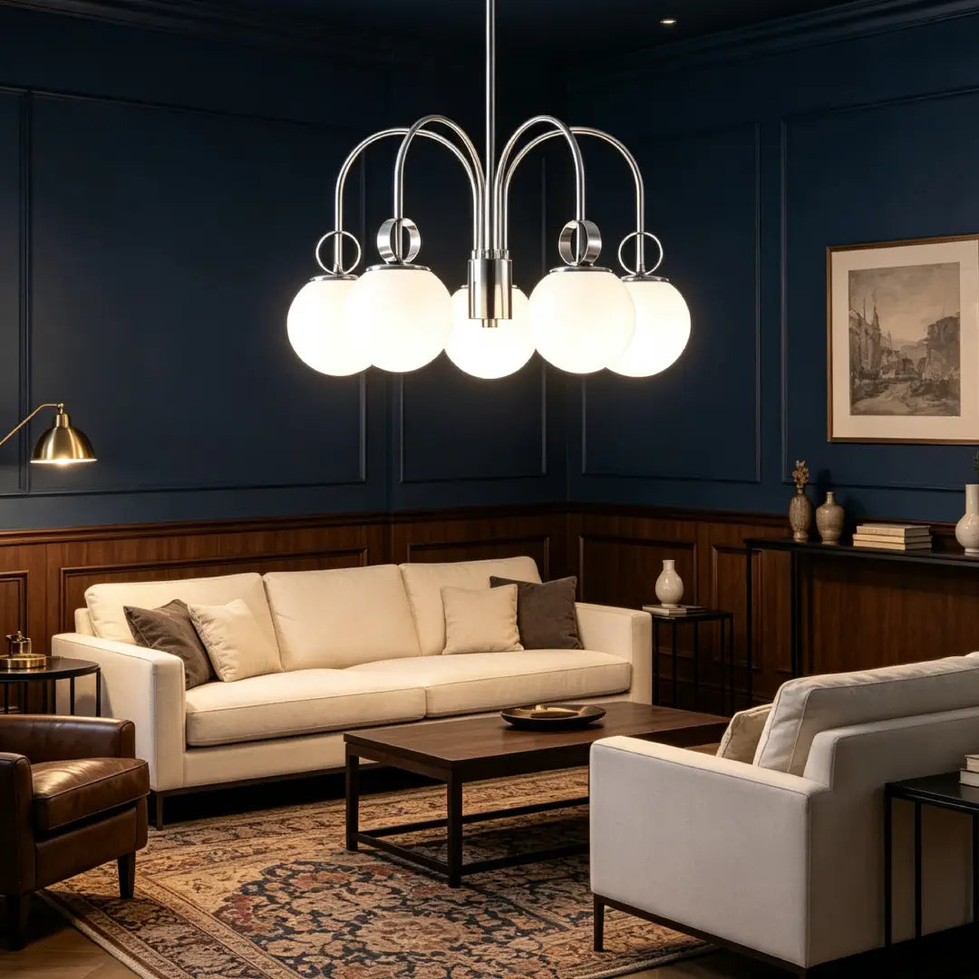 Do White Chandeliers Look Out of Place in Dark Rooms?