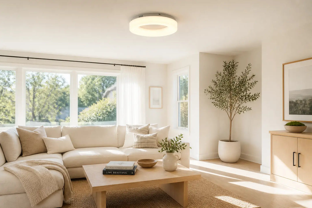 Why the Donut Ceiling Lamp is the Smart Choice for Standard Eight-Foot Ceilings