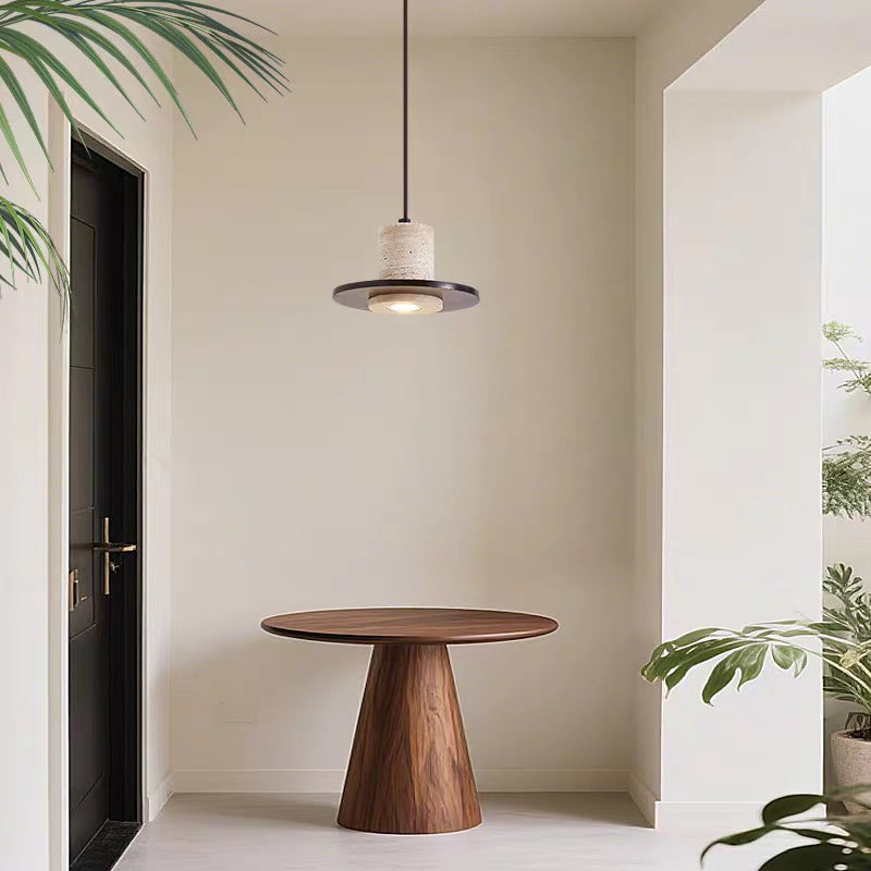 9 New Travertine Pendant Lamps to Infuse Warmth into Your Home