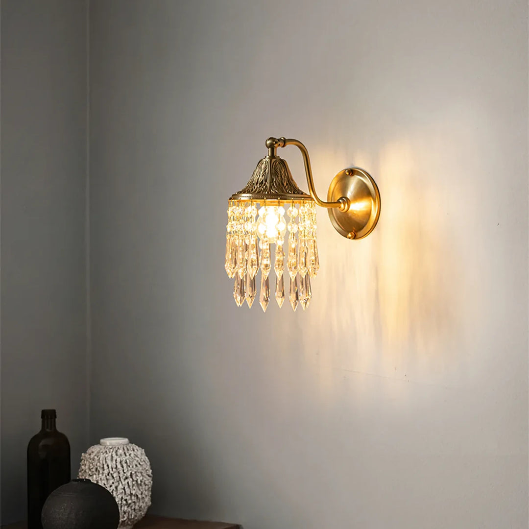Discover the Elegance of the French Crystal Wall Lamp