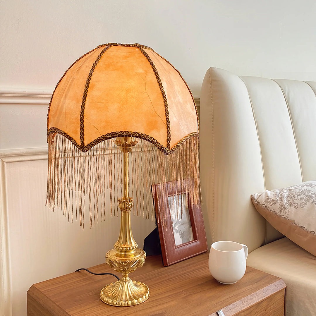 French Tassel Table Lamp: The Perfect Blend of Elegance and Vintage Charm