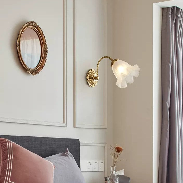 French Vintage Wall Lights: The Opulent Fusion of Frosted Glass and Brass