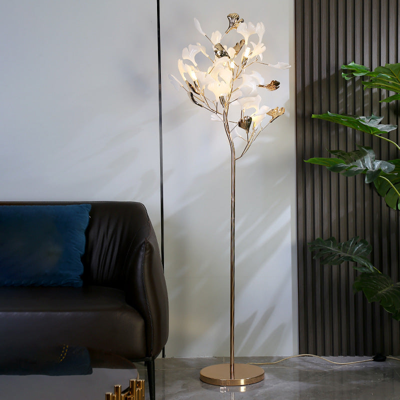 Discover the Elegance and Tranquility of the Ginkgo Biloba Floor Lamp ...