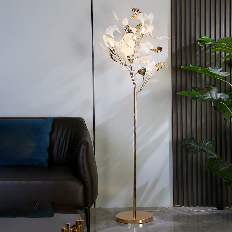 Discover the Elegance and Tranquility of the Ginkgo Biloba Floor Lamp