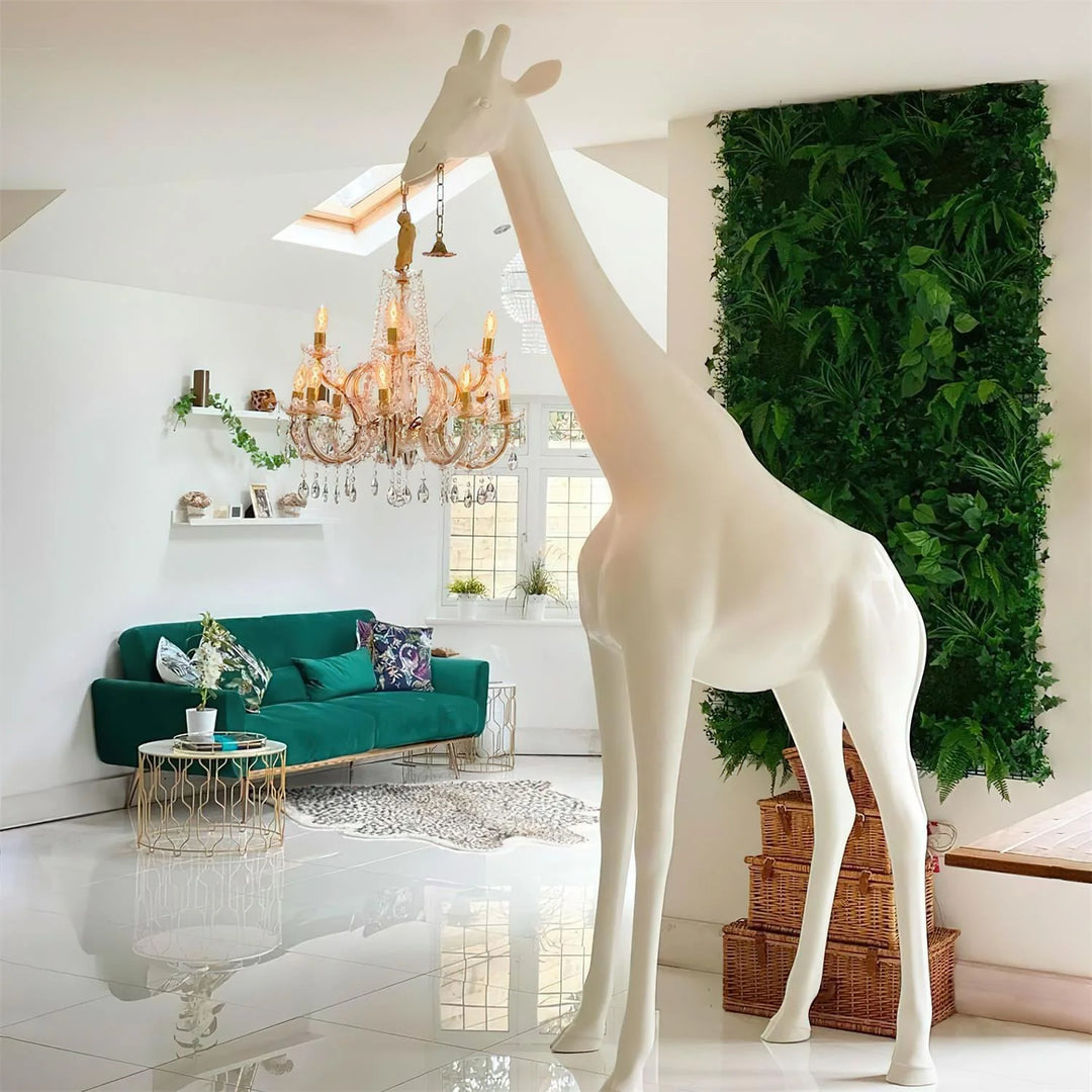 Illuminate Your Holidays with the Giraffe Sculpture Floor Lamp