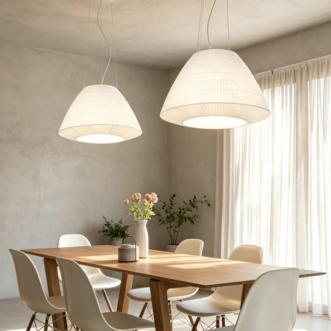 How Fabric Pendant Lamps Create a Welcoming Atmosphere in Restaurants and Cafes