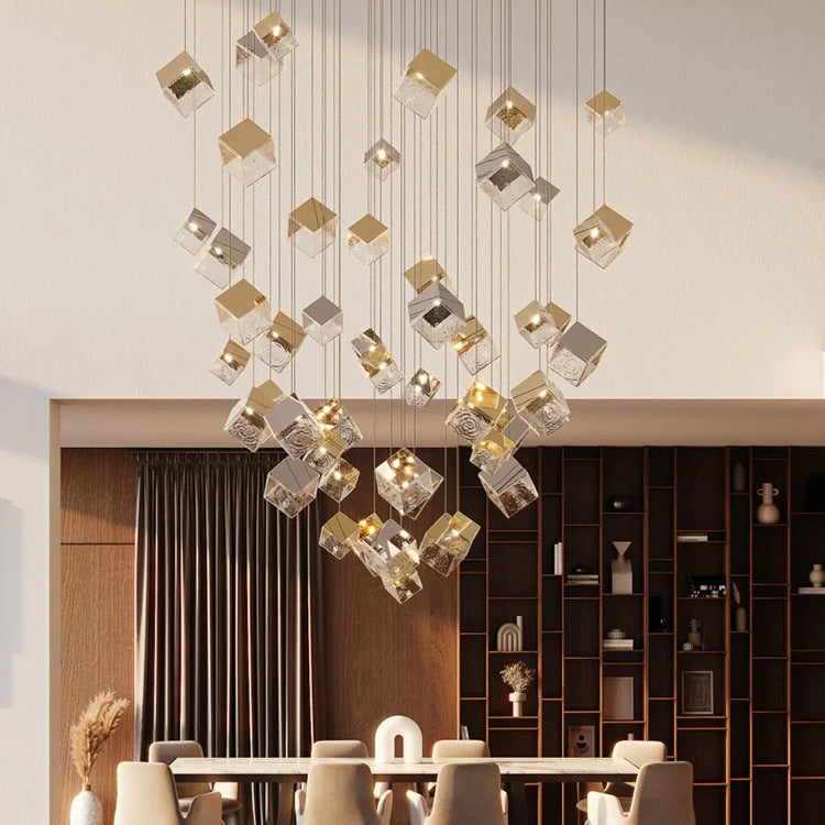 How to Choose a Staircase Chandelier for a Tall Home