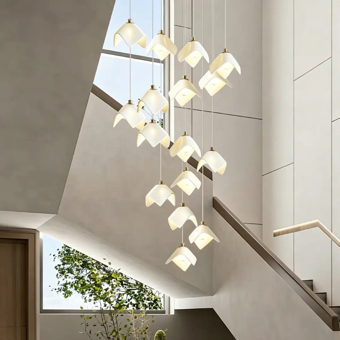 How to Choose a Staircase Chandelier for Large Residential and Public Spaces
