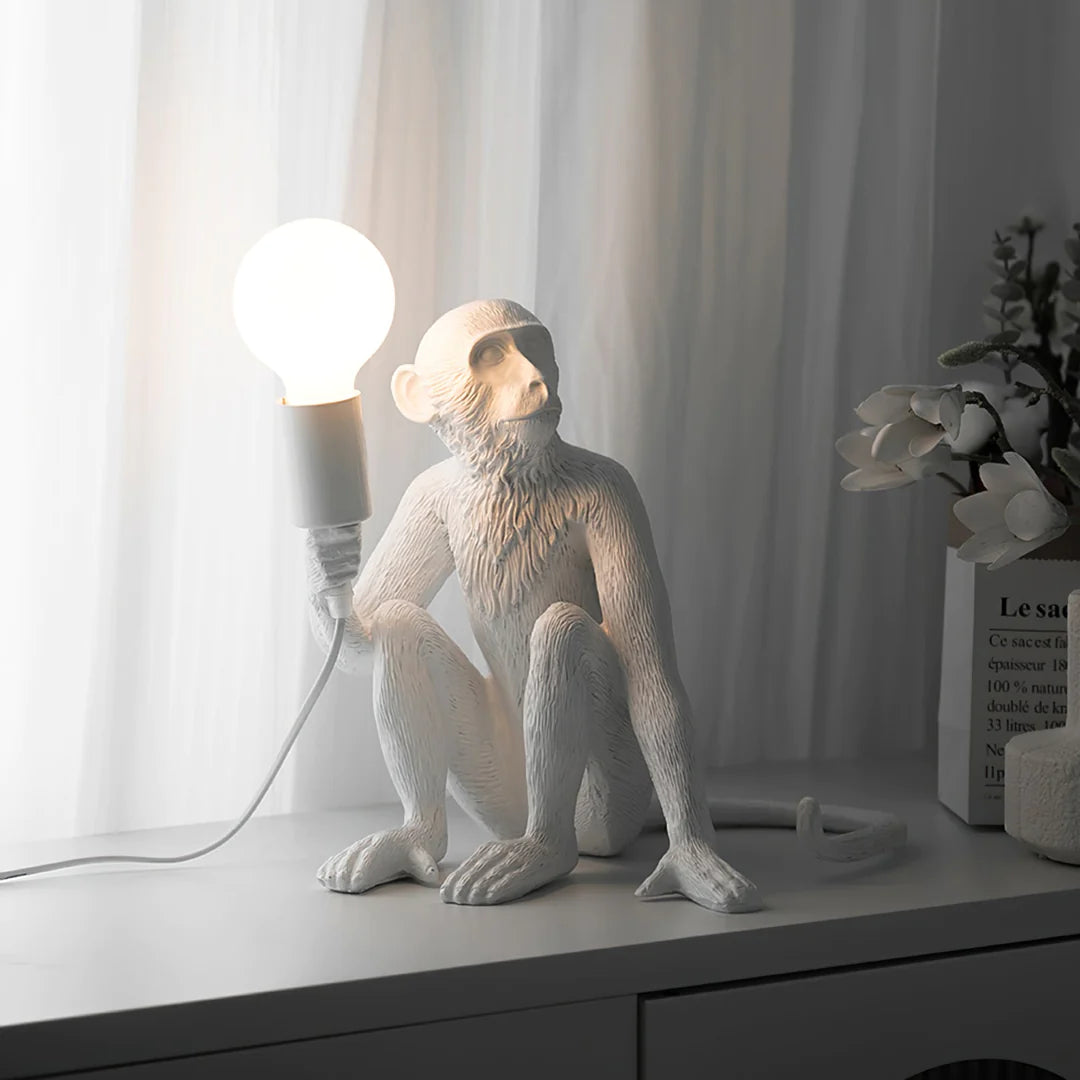 The Perfect Fusion of Light and Art: Monkey Table Lamp