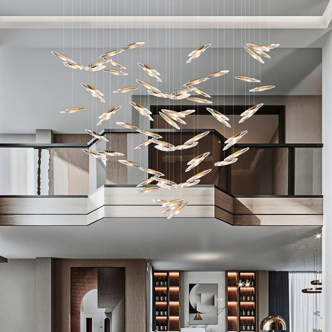 Moonlight Whispers LED Chandelier: The Artistic Lighting Choice for Modern Homes