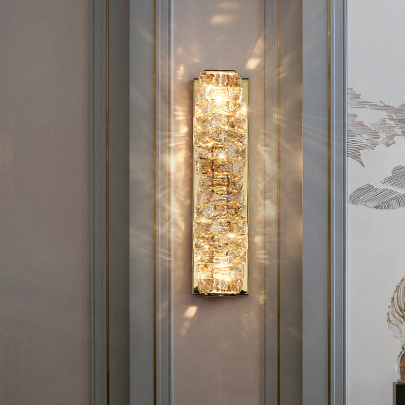 Why Are More Homeowners Choosing the Vertical Crystal Glow Sconce to Instantly Elevate Their Walls?