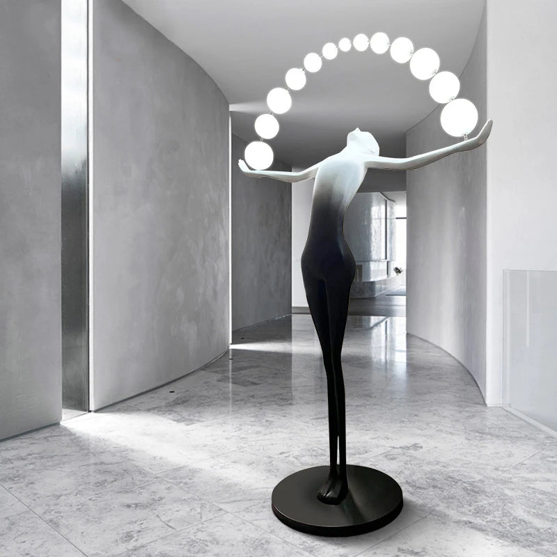 Discover the Elegance and Innovation of the Viya Human Floor Lamp
