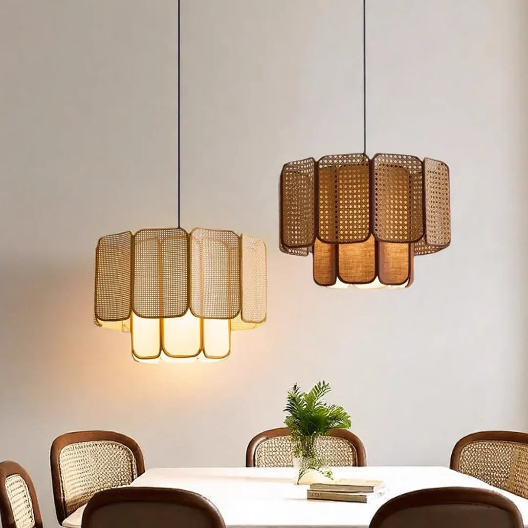 How a Rattan Pendant Lamp Creates a Natural and Relaxed Home Atmosphere
