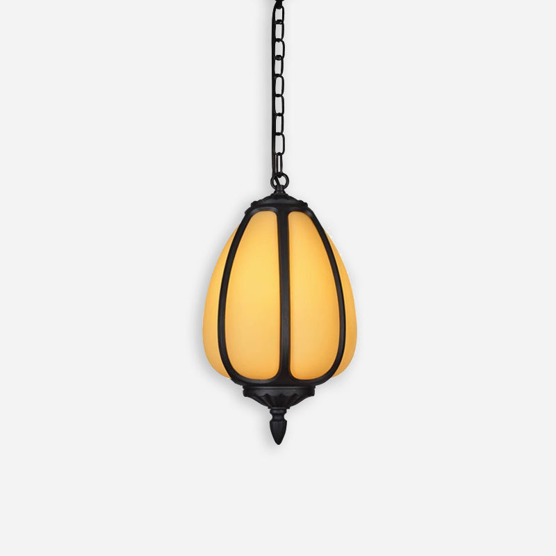 Vintage Pumpkin Pendant Lamp