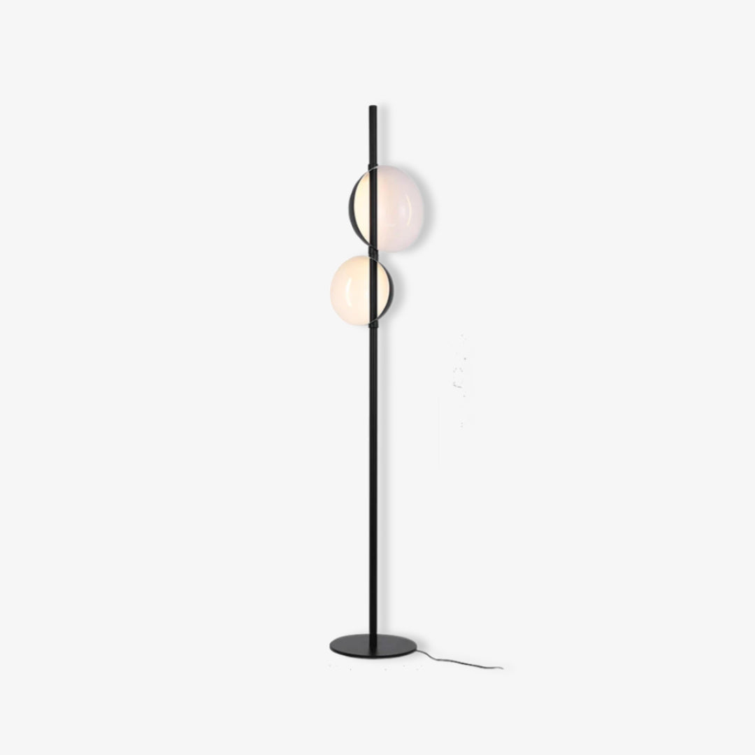 2-bulb Semi-Globe Floor Lamp
