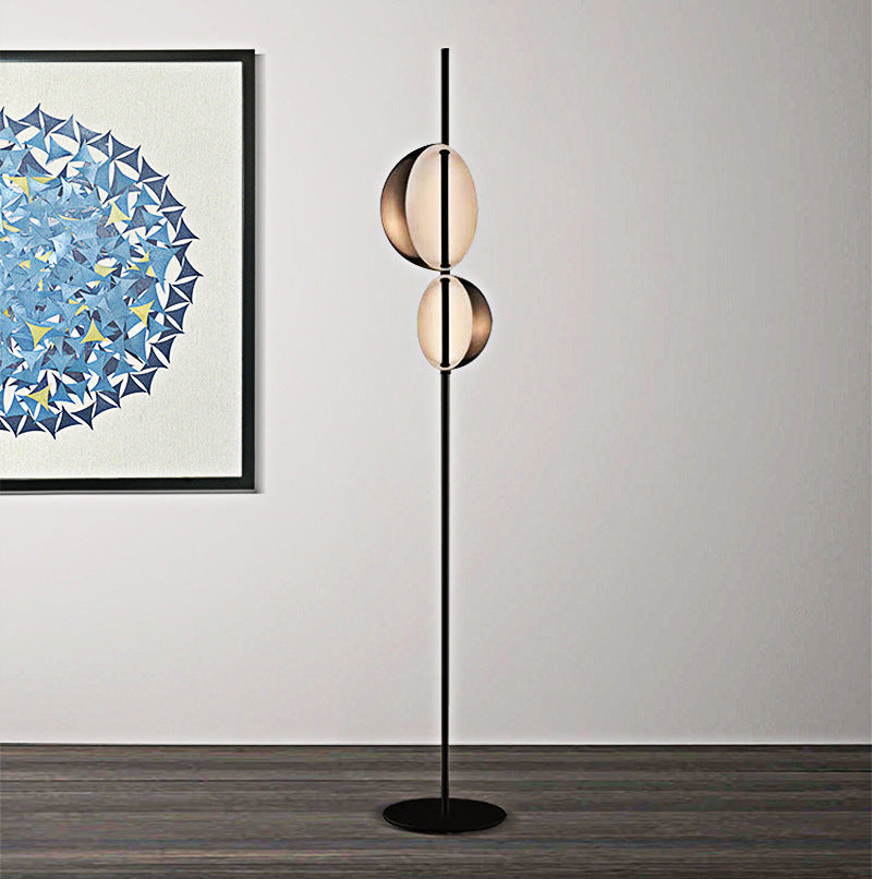 2-bulb Semi-Globe Floor Lamp
