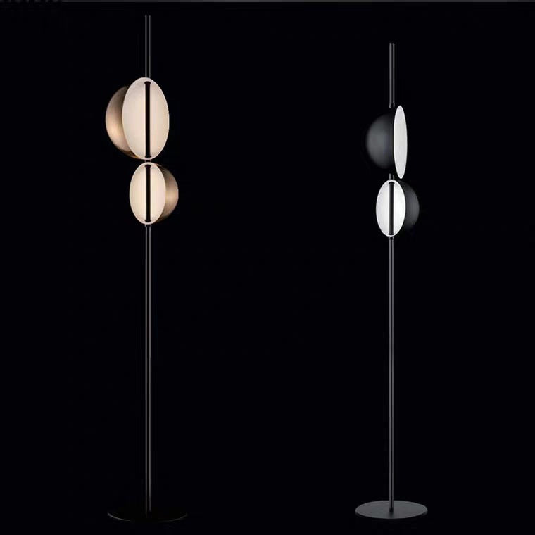 2-bulb Semi-Globe Floor Lamp