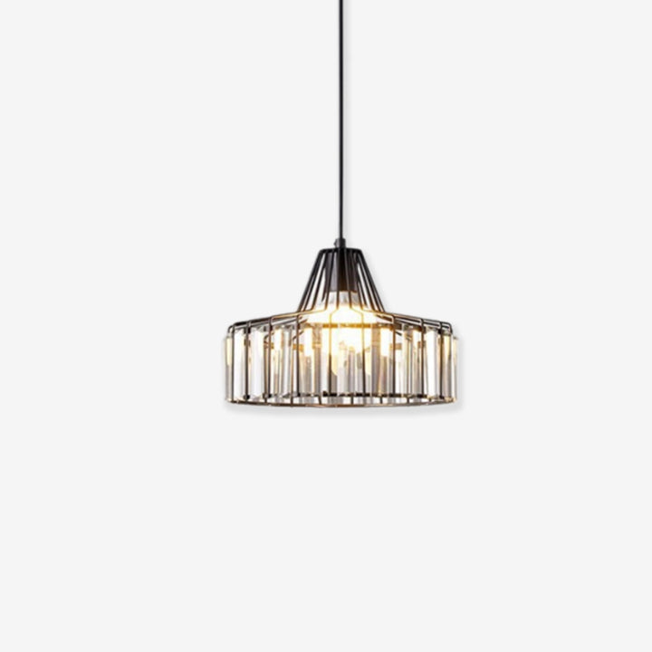 Crystal Drum Pendant Lamp