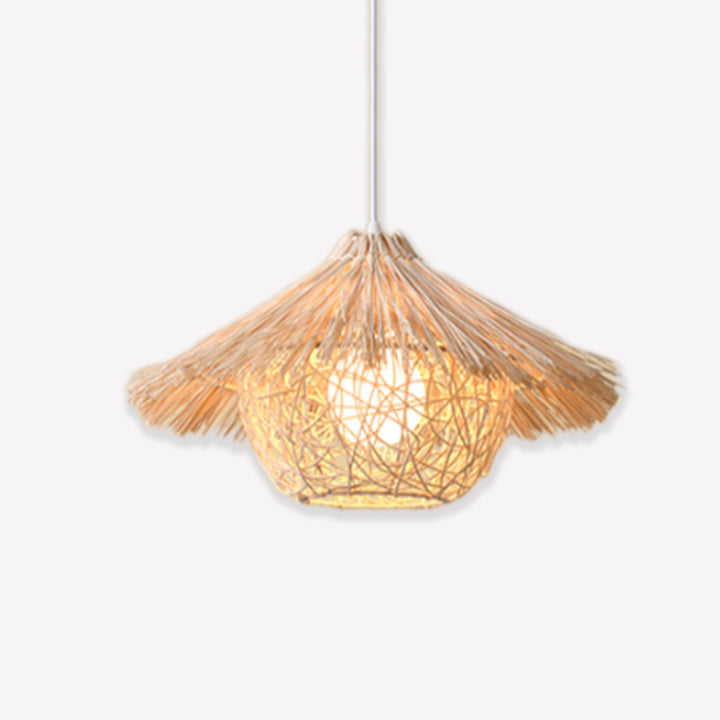 Strohoed hanglamp