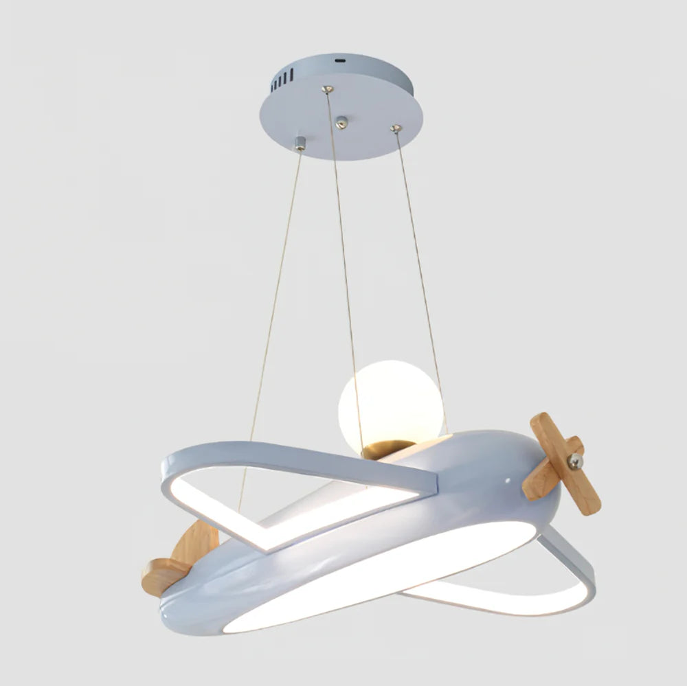 Lampe à suspension en résine pour avion