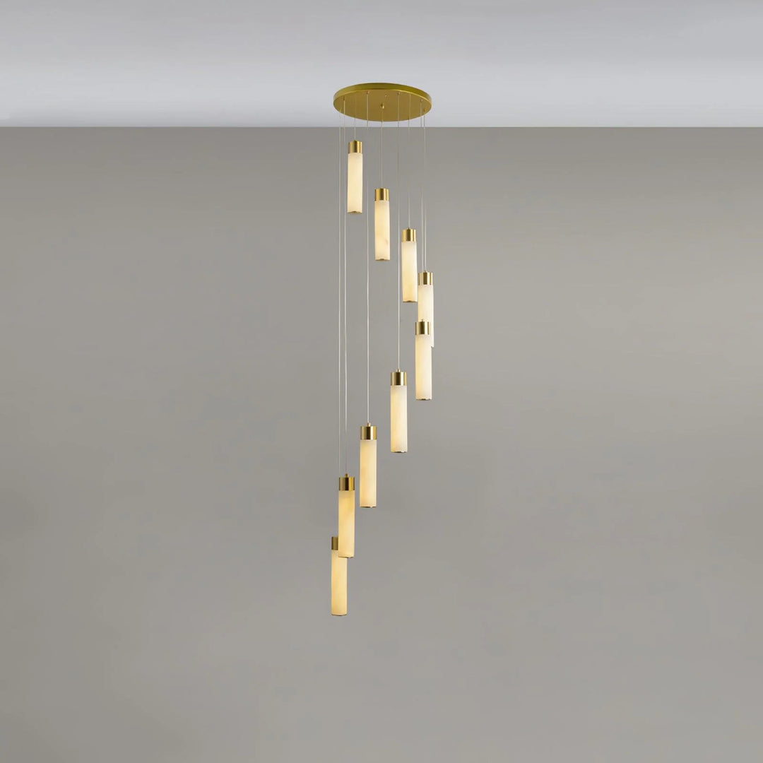 Alabaster Cascade Chandelier 16