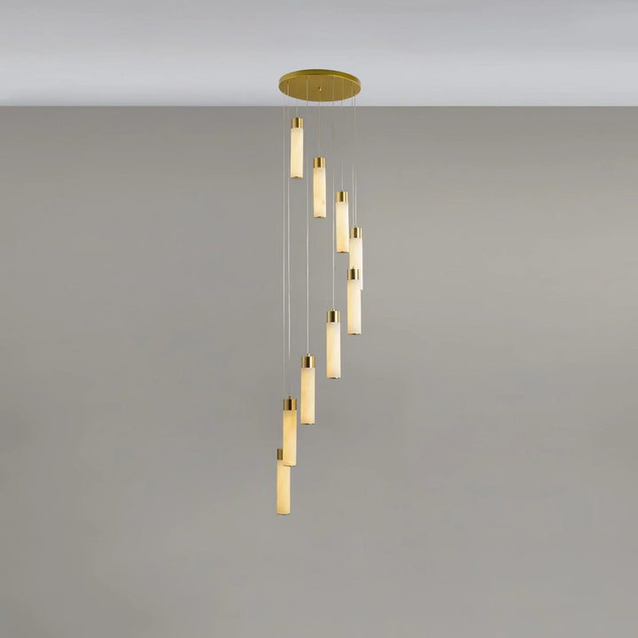 Alabaster Cascade Chandelier 16