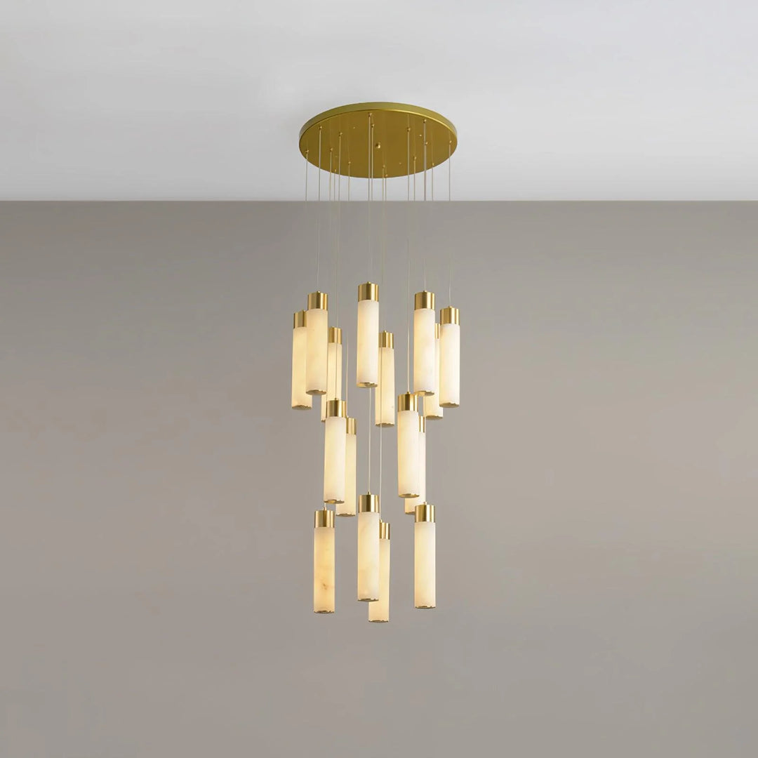 Alabaster Cascade Chandelier 18