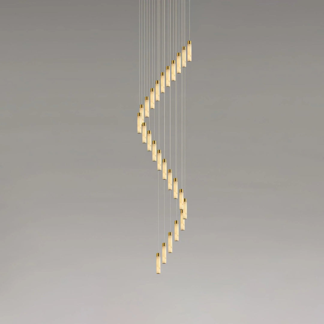 Alabaster Cascade Chandelier 20