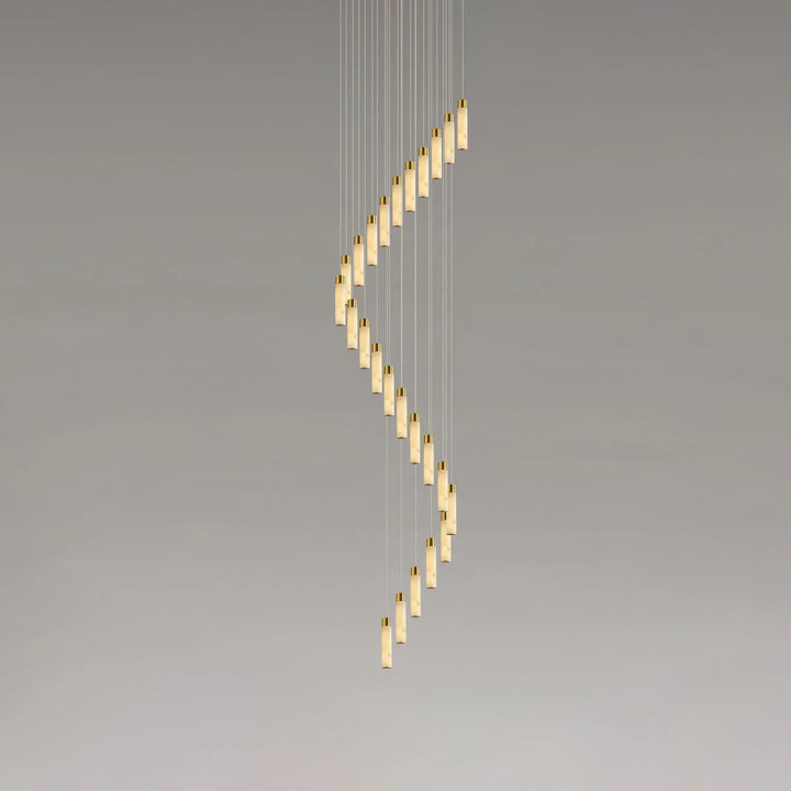 Alabaster Cascade Chandelier 20