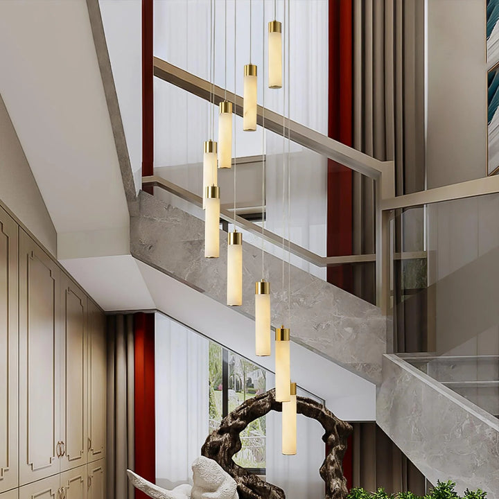 Alabaster Cascade Chandelier 7