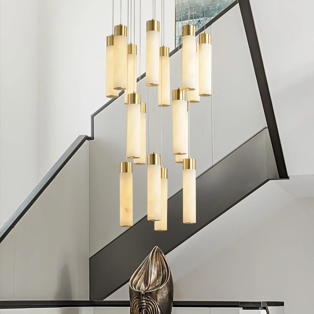 Alabaster Cascade Chandelier 8