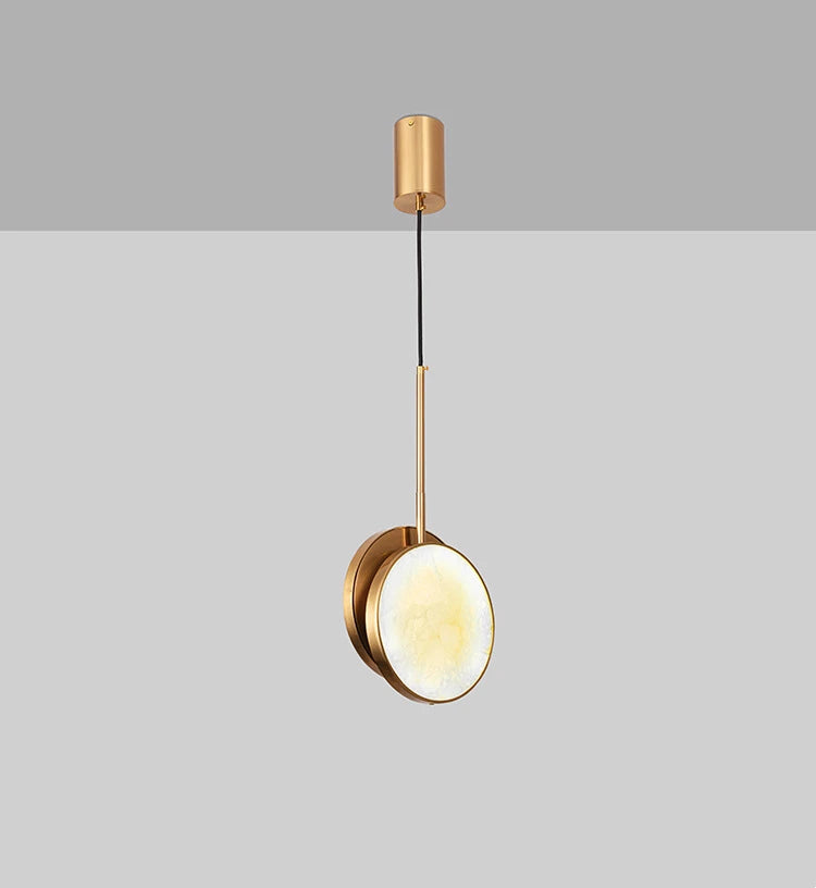 Alabaster Round Pendant Lamp