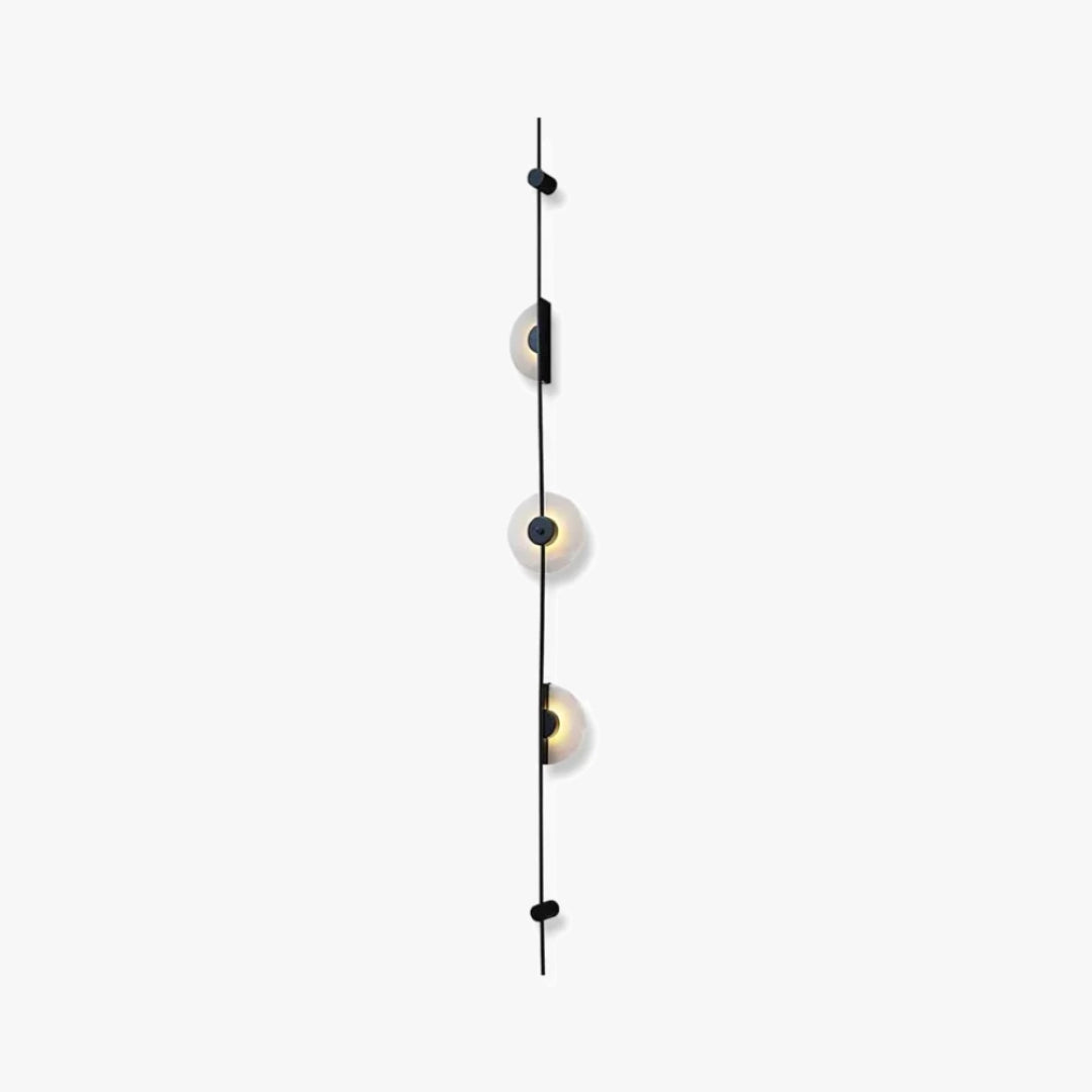 Alabaster Wall Sconce Black