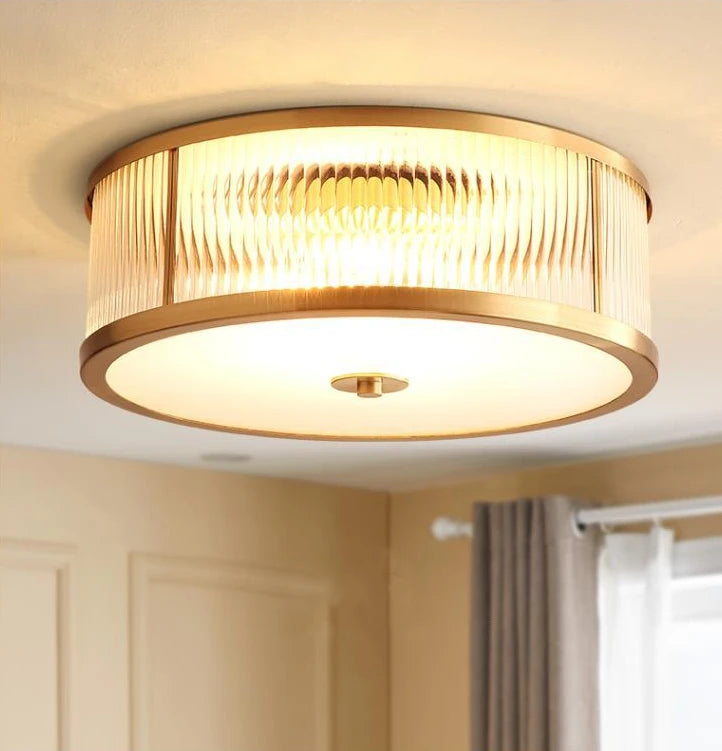 American Frosted Glass Ceiling Light