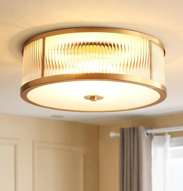 American Frosted Glass Ceiling Light