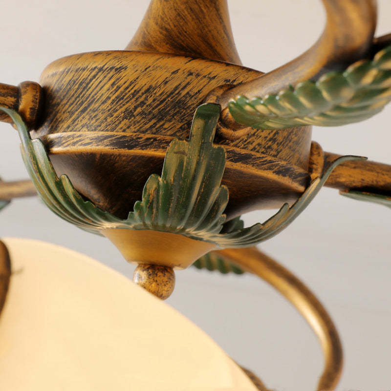 Americanstyle Flower Ceiling Lamp_4