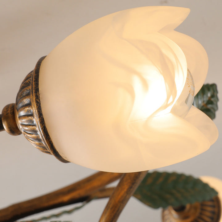 Americanstyle Flower Ceiling Lamp_8