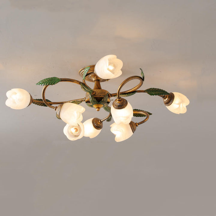 Americanstyle Flower Ceiling Lamp_A2