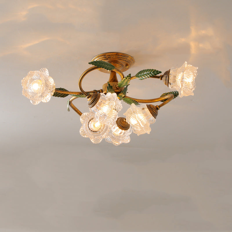 Americanstyle Flower Ceiling Lamp_A3