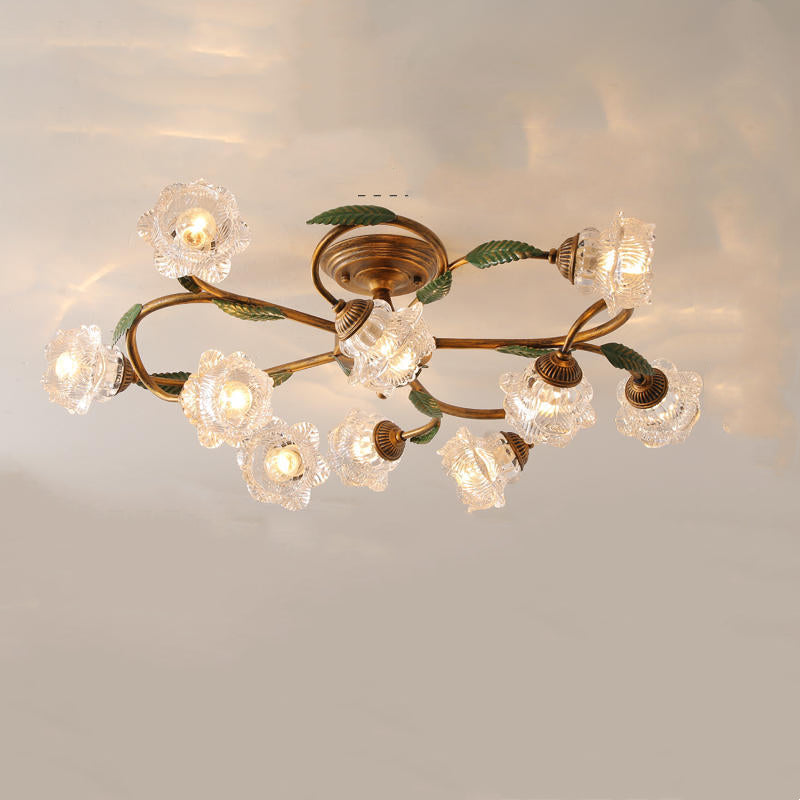 Americanstyle Flower Ceiling Lamp_A5
