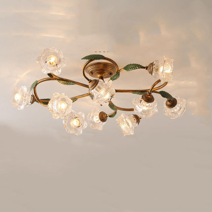 Americanstyle Flower Ceiling Lamp_A5