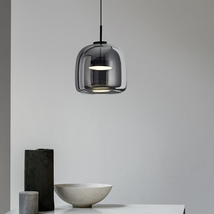 Amos Smoke Gray Chandelier 8