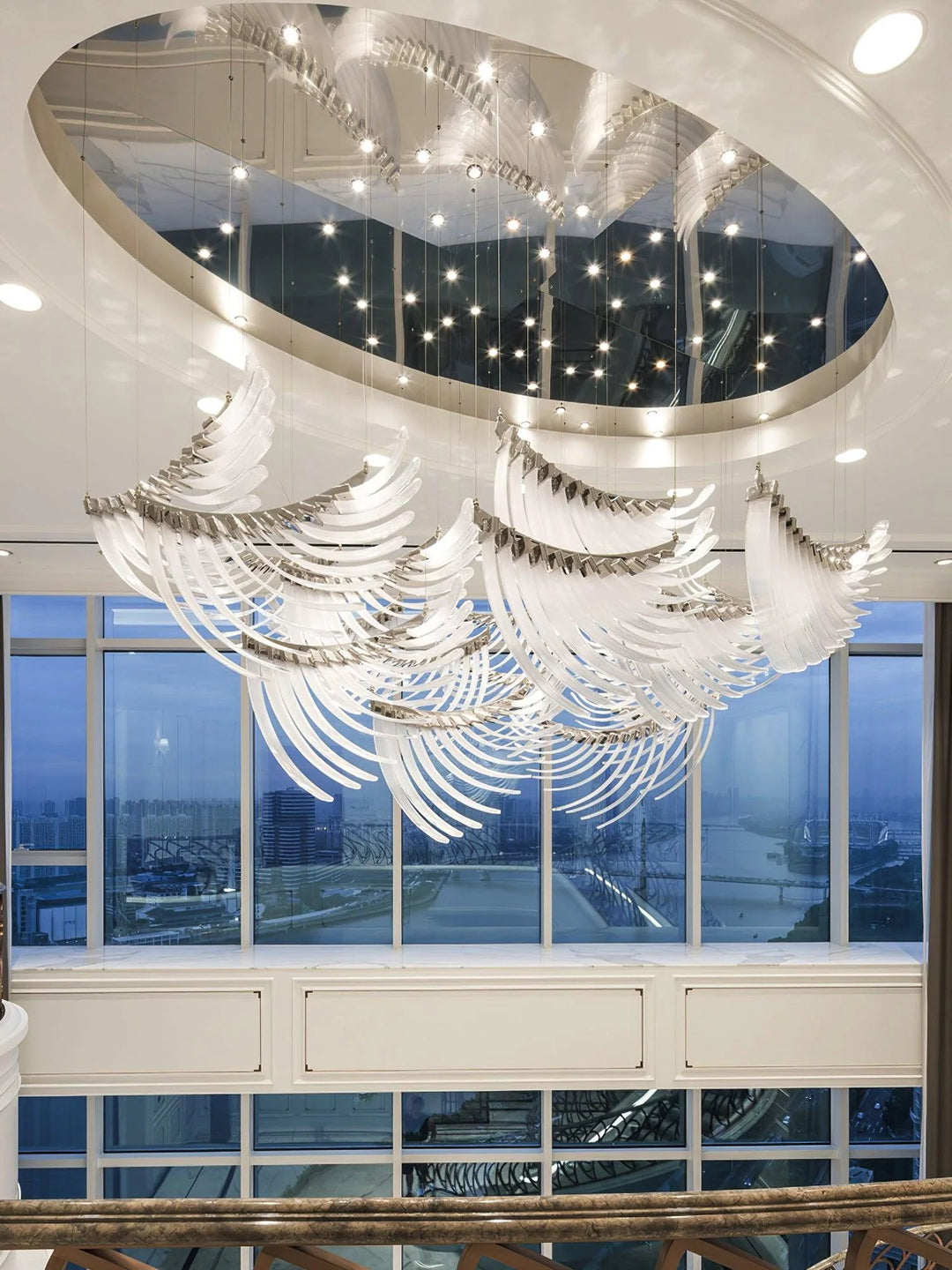 Angel Feather Chandelier 101