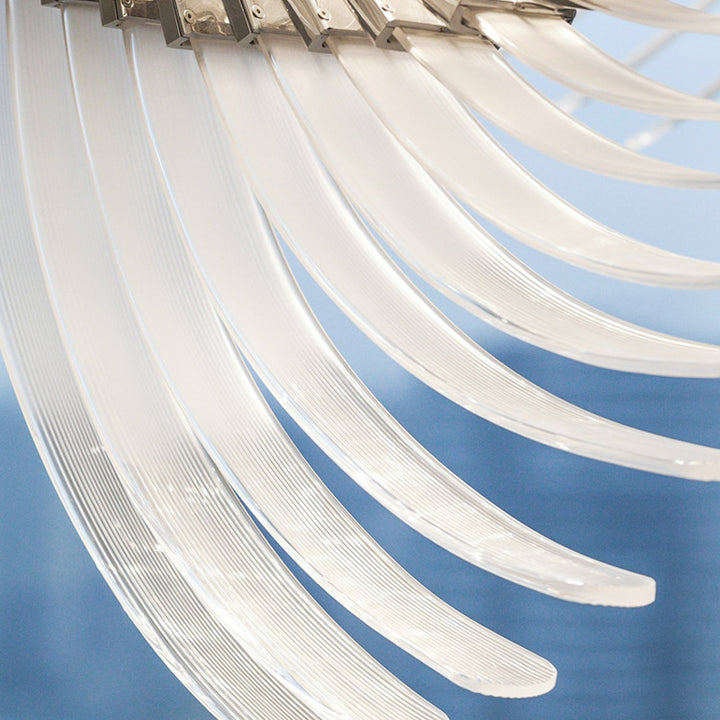 Angel feather chandelier 6